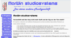 Desktop Screenshot of marwin-studiosystems.com